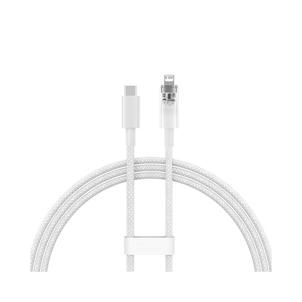 Hurtownia GSM - Kabel Baseus Explorer Series USB-C/Lightning 1m 20W (weiß) - BSU4323 - {ean13} - Hurt