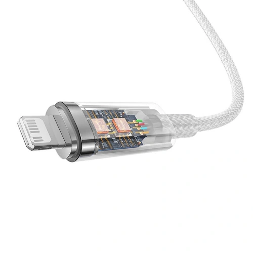 Kabel Baseus Explorer Series USB-C/Lightning 1m 20W (biały)