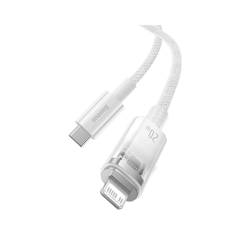 Hurtownia GSM - Kabel Baseus Explorer Series USB-C/Lightning 1m 20W (weiß) - BSU4323 - {ean13} - Hurt