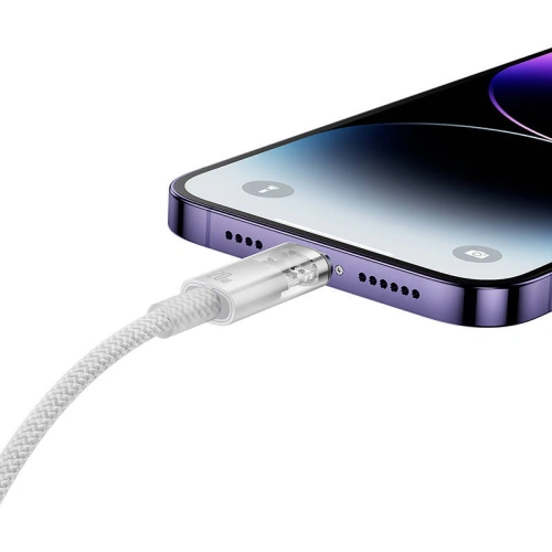 Kabel Baseus Explorer Series USB-C/Lightning 1m 20W (biały)