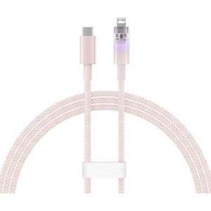 Kabel Baseus Explorer Series USB-C/Lightning 1m 20W (rosa)
