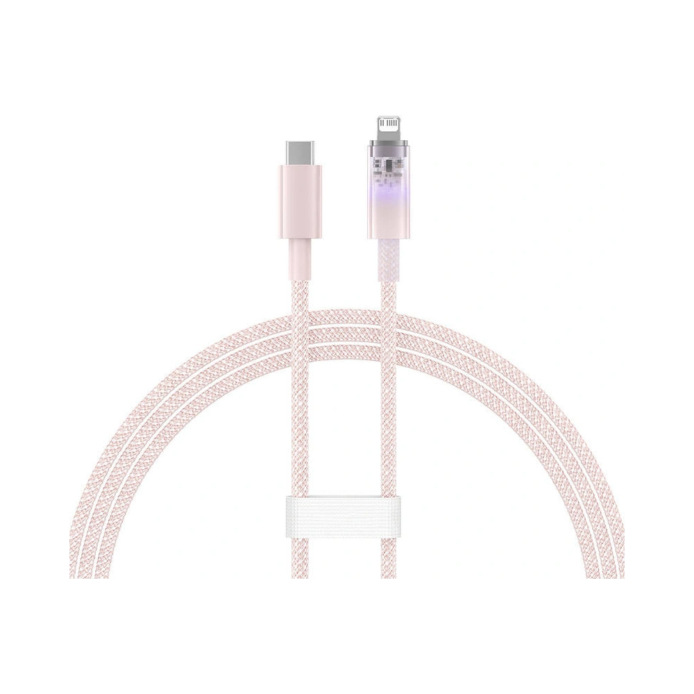 Hurtownia GSM - Cablul Baseus Explorer Series USB-C/Lightning 1m 20W (roz) - BSU4324 - {ean13} - Hurt