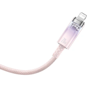 Kabel Baseus Explorer Series USB-C/Lightning 1m 20W (rosa)