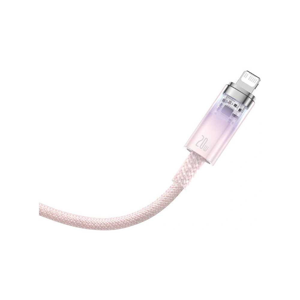 Hurtownia GSM - Cablul Baseus Explorer Series USB-C/Lightning 1m 20W (roz) - BSU4324 - {ean13} - Hurt