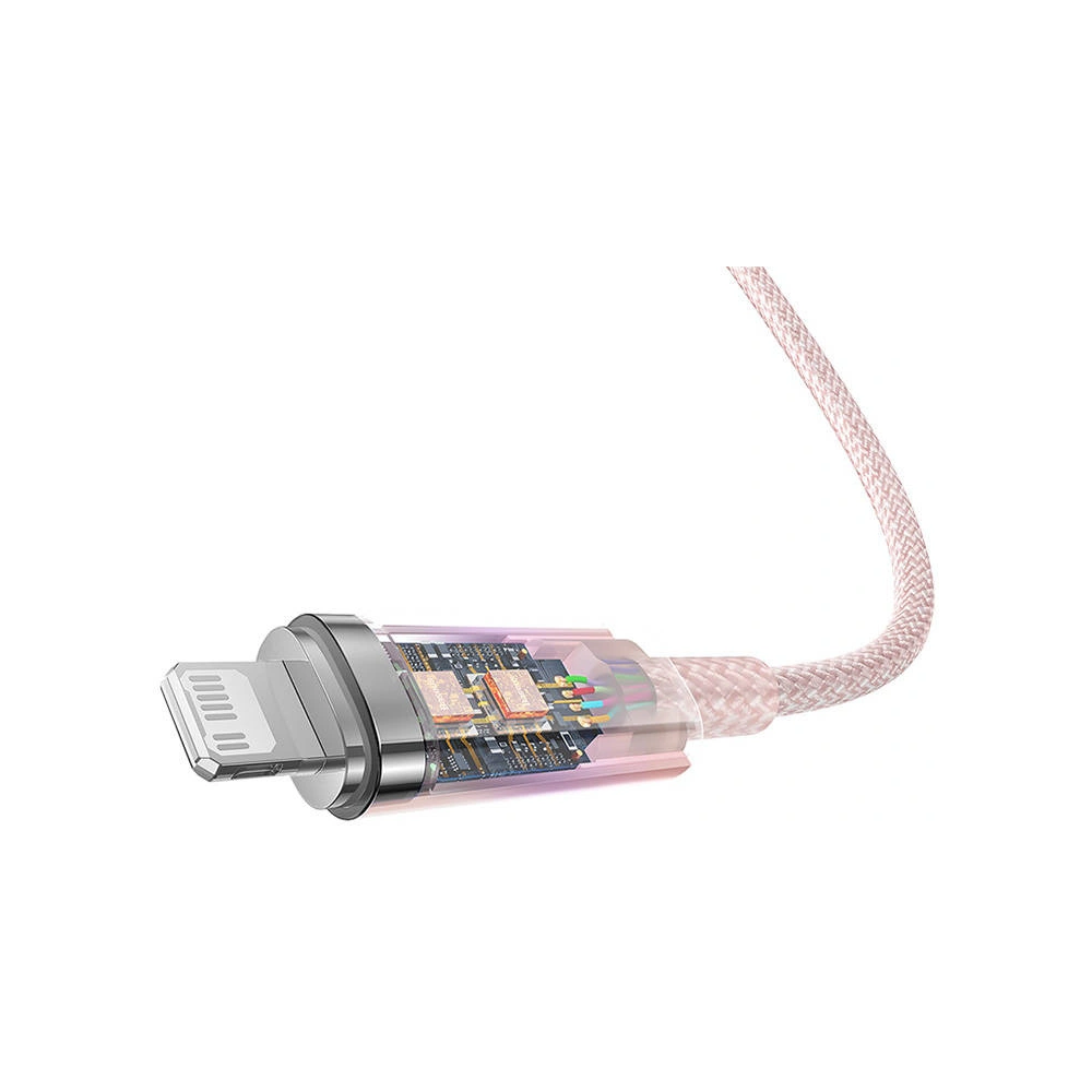 Hurtownia GSM - Kabel Baseus Explorer Series USB-C/Lightning 1m 20W (růžový) - BSU4324 - {ean13} - Hurt