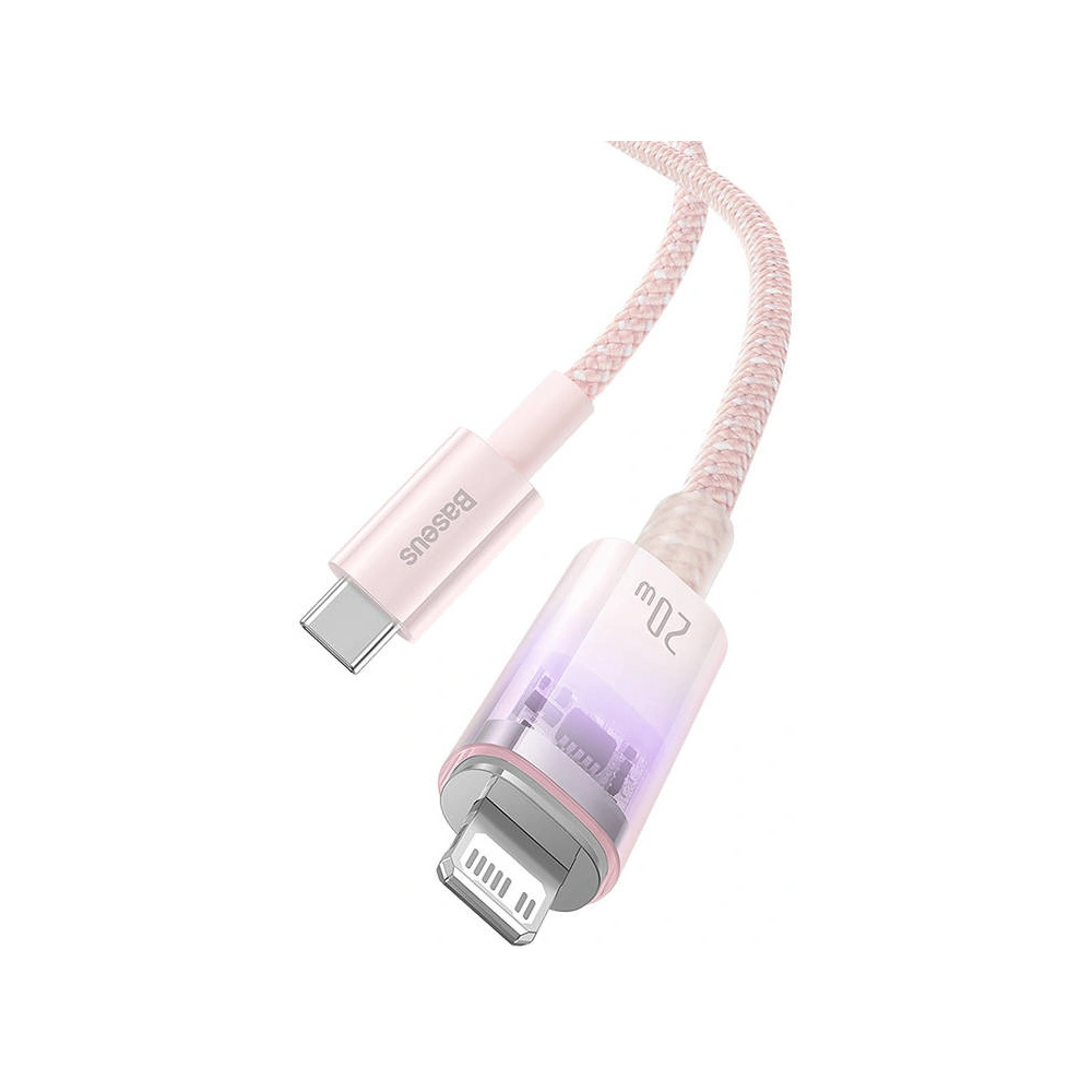 Hurtownia GSM - Cablul Baseus Explorer Series USB-C/Lightning 1m 20W (roz) - BSU4324 - {ean13} - Hurt