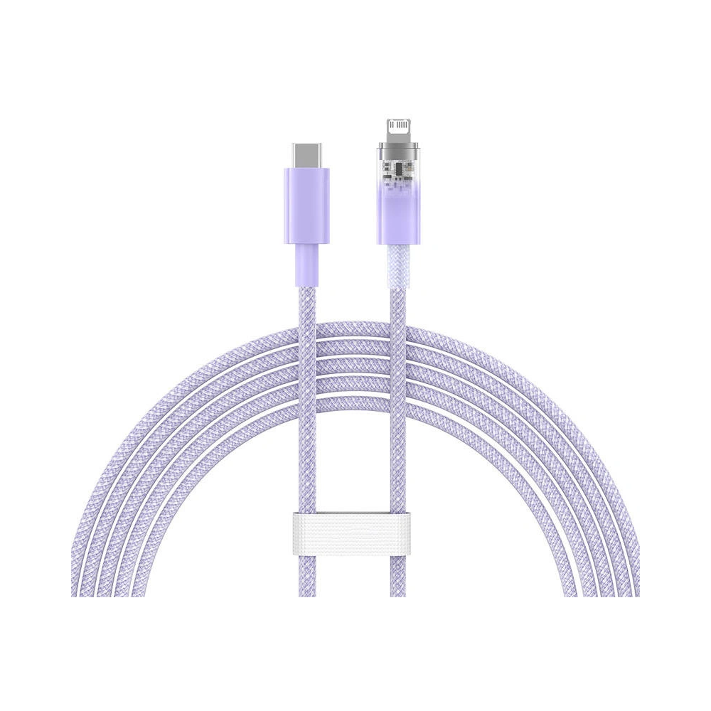 Wholesale Baseus Explorer Series USB-C/Lightning Cable 2m 20W (purple) - BSU4325 - {ean13} - Hurt