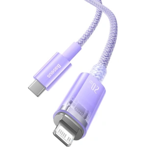 Kabel Baseus Explorer Series USB-C/Lightning 2m 20W (lila)