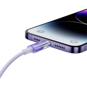 Kabel Baseus Explorer Series USB-C/Lightning 2m 20W (lila)