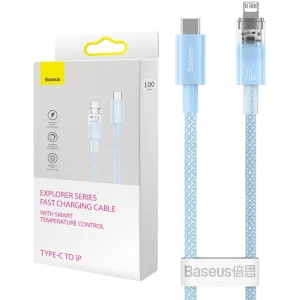 Kabel Baseus Explorer Series USB-C/Lightning 2m 20W (blau)