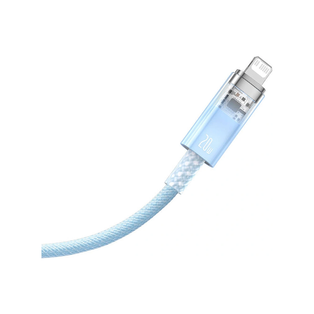 Hurtownia GSM - Cablul Baseus Explorer Series USB-C/Lightning 2m 20W (albastru) - BSU4326 - {ean13} - Hurt