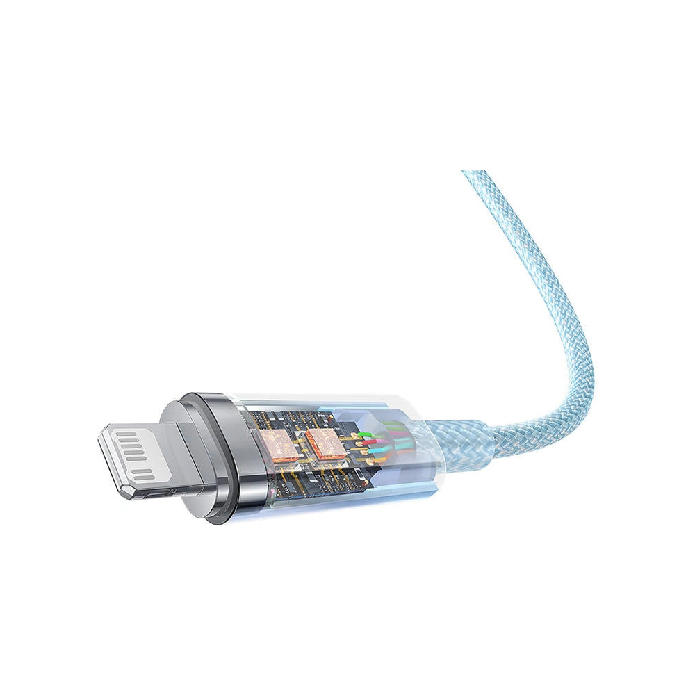 Hurtownia GSM - Cablul Baseus Explorer Series USB-C/Lightning 2m 20W (albastru) - BSU4326 - {ean13} - Hurt