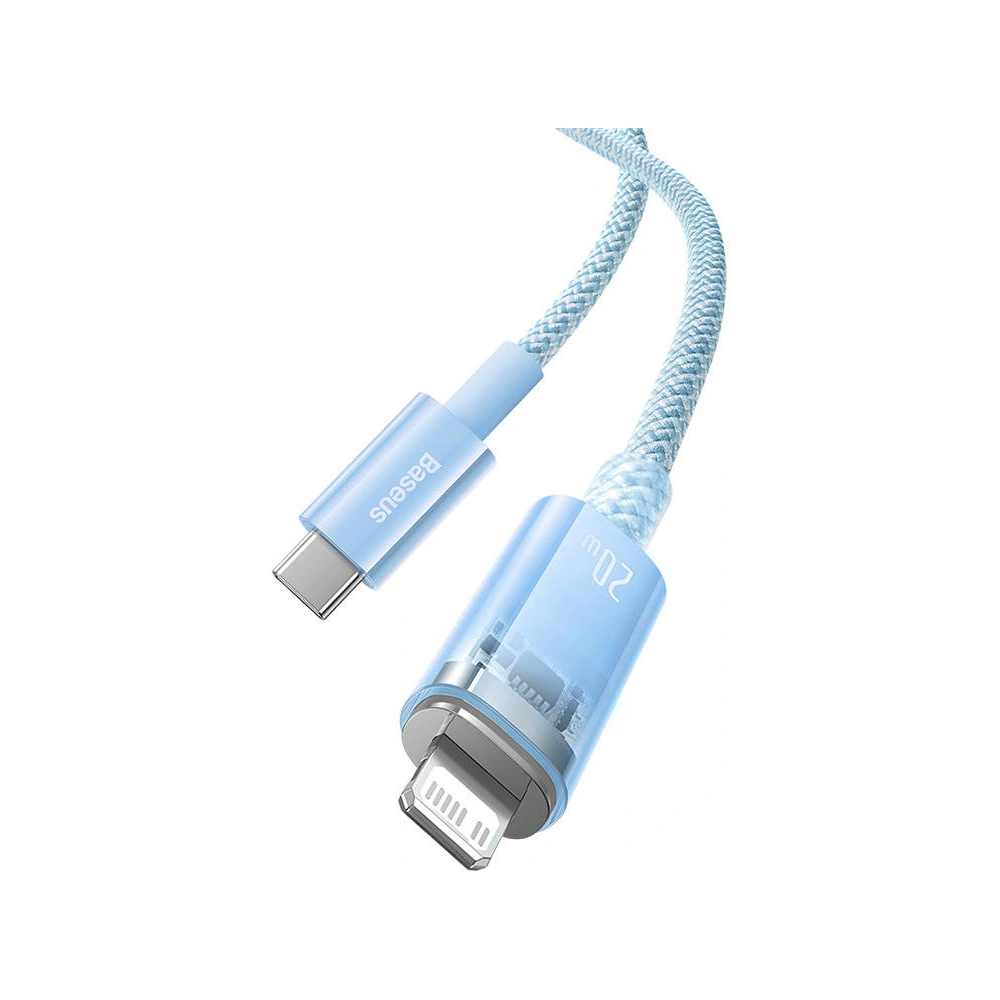 Hurtownia GSM - Cablul Baseus Explorer Series USB-C/Lightning 2m 20W (albastru) - BSU4326 - {ean13} - Hurt