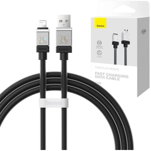 Kabel Baseus CoolPlay Series USB-A/Lightning 20W 2m (czarny)