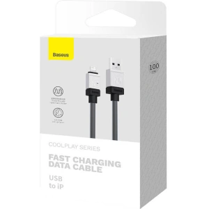 Kabel Baseus CoolPlay Series USB-A/Lightning 20W 2m (czarny)