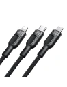 Hurtownia GSM - Kabel 3w1 Mcdodo CA-0930 USB-A/USB-C - Lightning - microUSB 6A, 1.2m (černý) - MDD116 - {ean13} - Hurt
