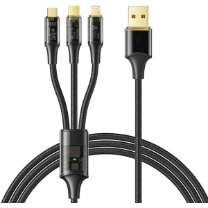 Hurtownia GSM - Kábel 3w1 Mcdodo CA-3330 USB-A/USB-C - Lightning - microUSB 1.2m (fekete) - MDD128 - {ean13} - Hurt