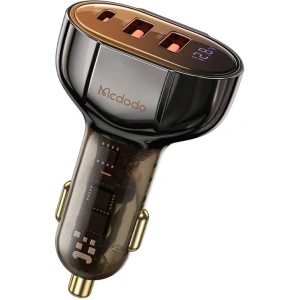 Hurtownia GSM - Autonabíječka Mcdodo CC-2300, 2xUSB-A + USB-C, s displejem, 100W (černá) - MDD135 - {ean13} - Hurt