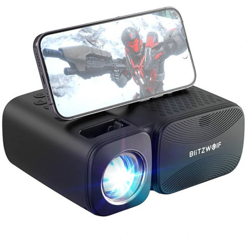 BlitzWolf Distributor - 5905316146884 - BLZ563 - BlitzWolf BW-V3 Mini Projector, Wi-Fi + Bluetooth (black) - B2B homescreen