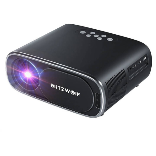 BlitzWolf Distributor - 5905316147027 - BLZ564 - BlitzWolf BW-V4 Projector 1080p, Wi-Fi + Bluetooth (black) - B2B homescreen