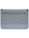 Guess Sleeve GUCS14PS4SGB 14 inch blue 4G Stripe Metal Logo