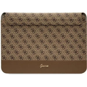 Wholesale Guess Sleeve GUCS14PS4SGW 14 inch brown 4G Stripe Metal Logo - GUE2618 - {ean13} - Hurt