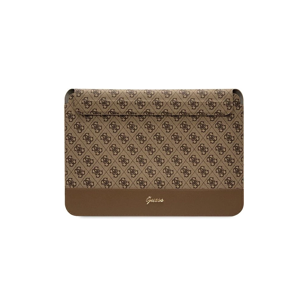 Hurtownia GSM - Etui Guess Sleeve GUCS14PS4SGW 14 palců hnědý/brown 4G Stripe Metal Logo - GUE2618 - {ean13} - Hurt