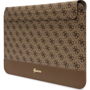 Wholesale Guess Sleeve GUCS14PS4SGW 14 inch brown 4G Stripe Metal Logo - GUE2618 - {ean13} - Hurt