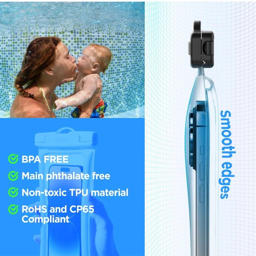 Hurtownia GSM - Wasserdichte Hülle Spigen A610 Universal Waterproof Float Case Weiß - SPN2882 - {ean13} - Hurt