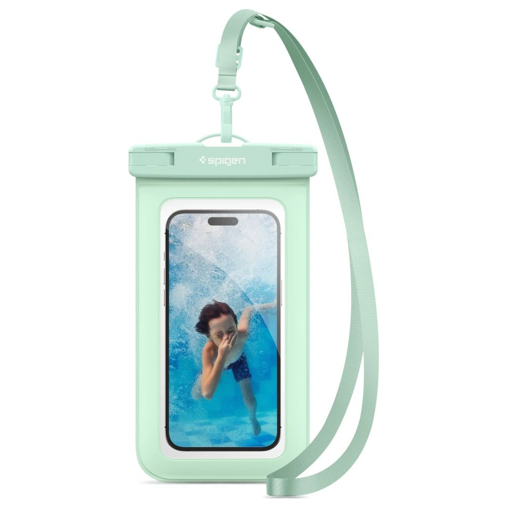Hurtownia GSM - Wasserdichtes Etui Spigen A601 Universelles Wasserdichtes Gehäuse Mint - SPN2883 - {ean13} - Hurt