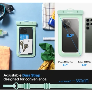Hurtownia GSM - Wasserdichtes Etui Spigen A601 Universelles Wasserdichtes Gehäuse Mint - SPN2883 - {ean13} - Hurt