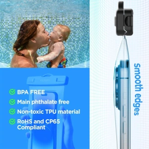 Hurtownia GSM - Vízhatlan tok Spigen A601 Univerzális vízálló tok Aqua kék - SPN2884 - {ean13} - Hurt