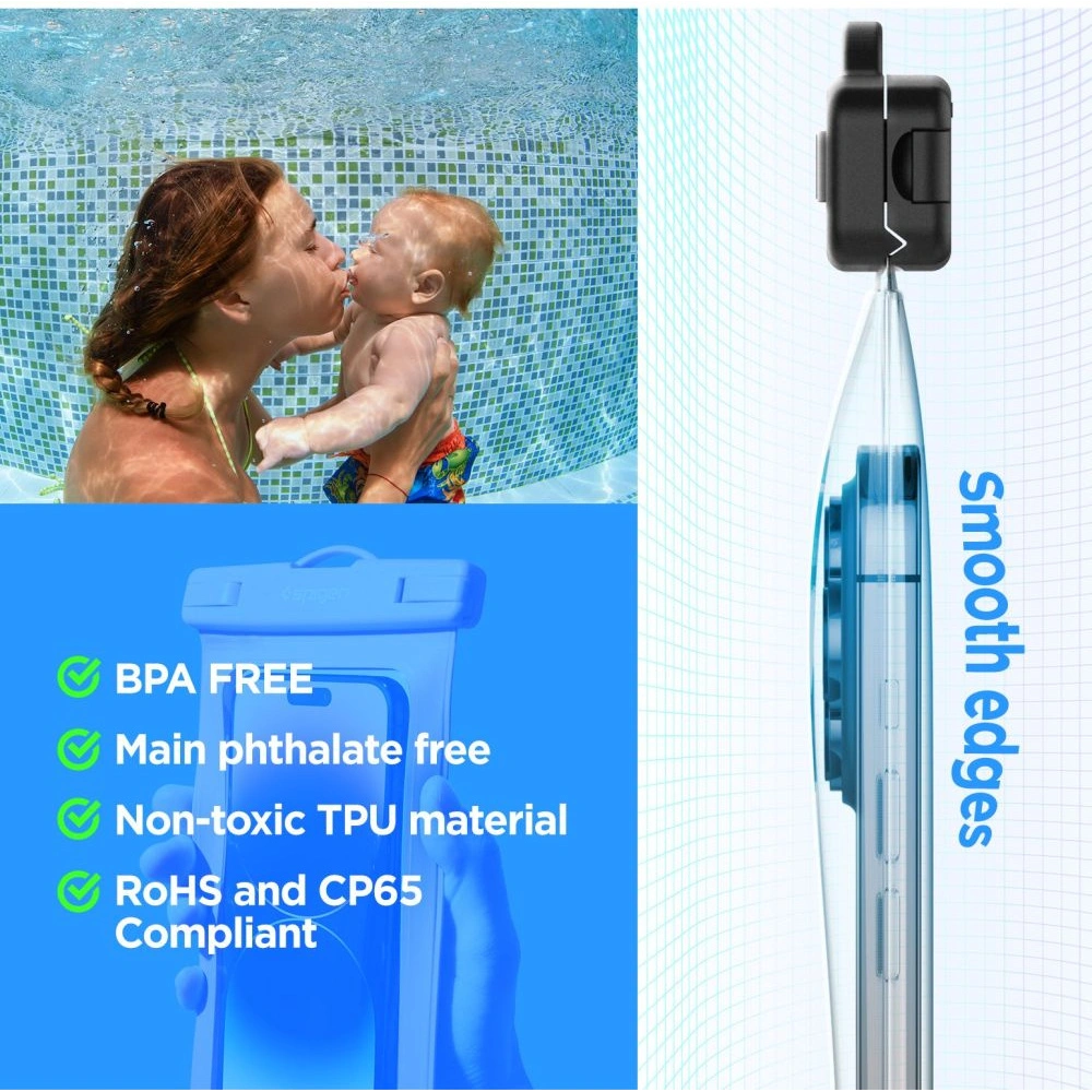 Hurtownia GSM - Etui vodotěsné Spigen A601 Univerzální vodotěsný obal Meruňka - SPN2885 - {ean13} - Hurt