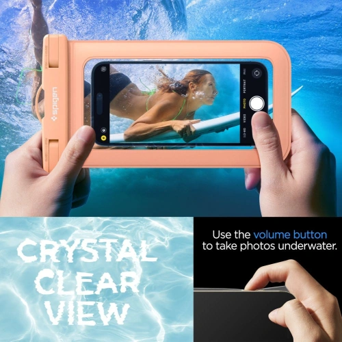 Etui wodoszczelne Spigen A601 Universal Waterproof Case Apricot