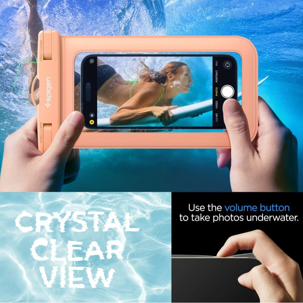 Hurtownia GSM - Wasserdichtes Etui Spigen A601 Universal Waterproof Case Apricot - SPN2885 - {ean13} - Hurt