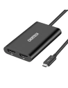 Hurtownia GSM - Adaptér HUB Choetech HUB-D03 USB-C Thunderbolt 3 (40Gbps)/2xDisplayPort 4K 60Hz černý - CHT65 - {ean13} - Hurt