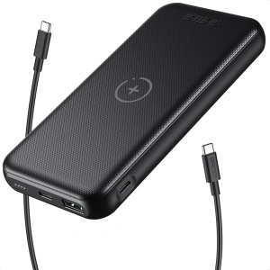 Hurtownia GSM - Powerbank Choetech B650 10000mAh 18W QC PD USB-A/USB-C z ładowaniem bezprzewodowym Qi 10W czarny - CHT67 - {ean13} - Hurt