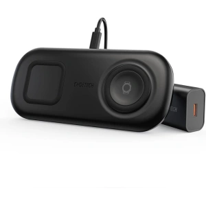 Hurtownia GSM - Încărcător wireless Choetech T570-S Qi 10W pentru telefon și Samsung Galaxy Watch negru - CHT71 - {ean13} - Hurt