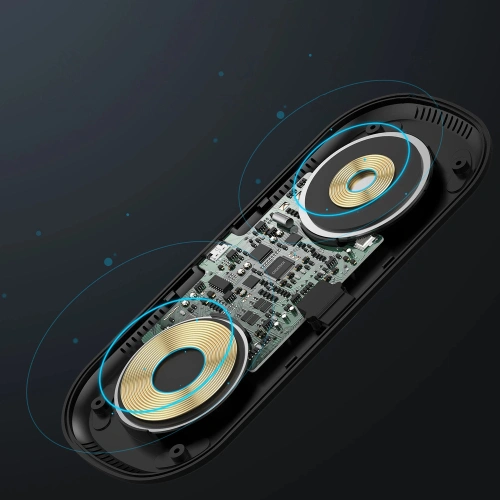 Ładowarka bezprzewodowa Choetech T570-S Qi 10W do telefonu i Samsung Galaxy Watch czarny