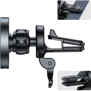 Wholesale Tech-Protect MM15W-V5 Magnetic MagSafe Vent Car Mount Wireless Charger 15W Black - THP2047 - {ean13} - Hurt