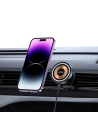 Hurtownia GSM - Auto-Halterung mit kabellosem Ladegerät Tech-Protect MM15W-V5 Magnetic MagSafe Lüftungs-Autohalterung Wireless Charger 15W Schwarz - THP2047 - {ean13} - Hurt