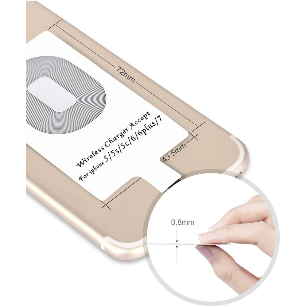 Hurtownia GSM - Adaptér pro bezdrátové nabíjení Lightning Qi Choetech WP-IP bílý - CHT75 - {ean13} - Hurt