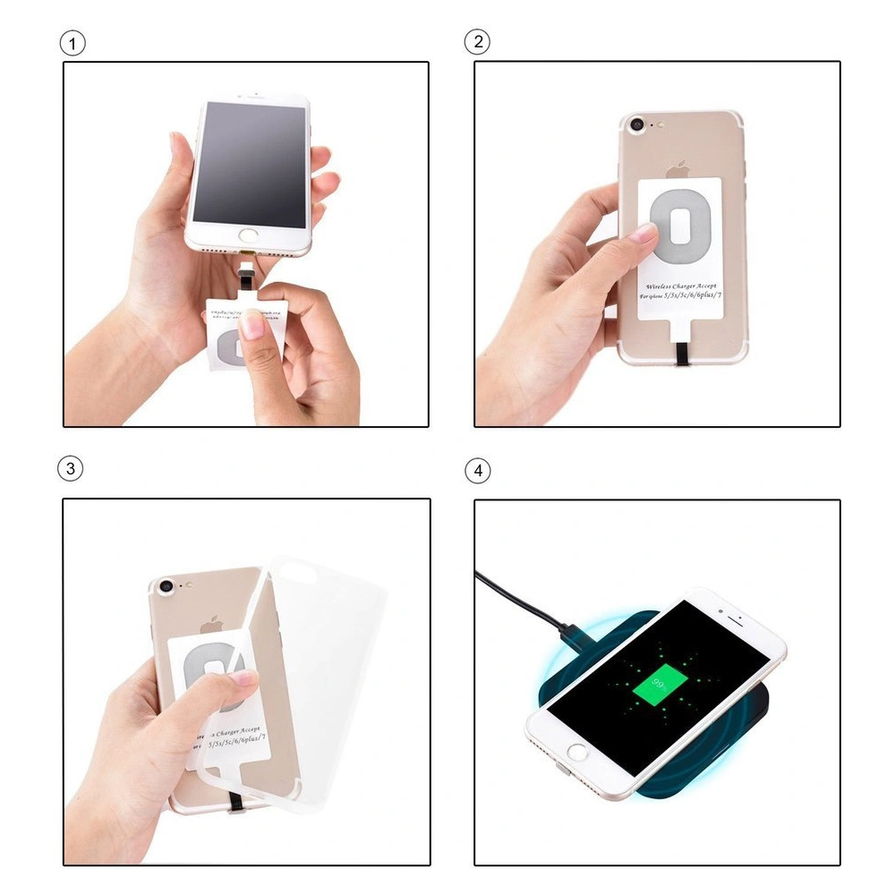 Hurtownia GSM - Adaptér pro bezdrátové nabíjení Lightning Qi Choetech WP-IP bílý - CHT75 - {ean13} - Hurt