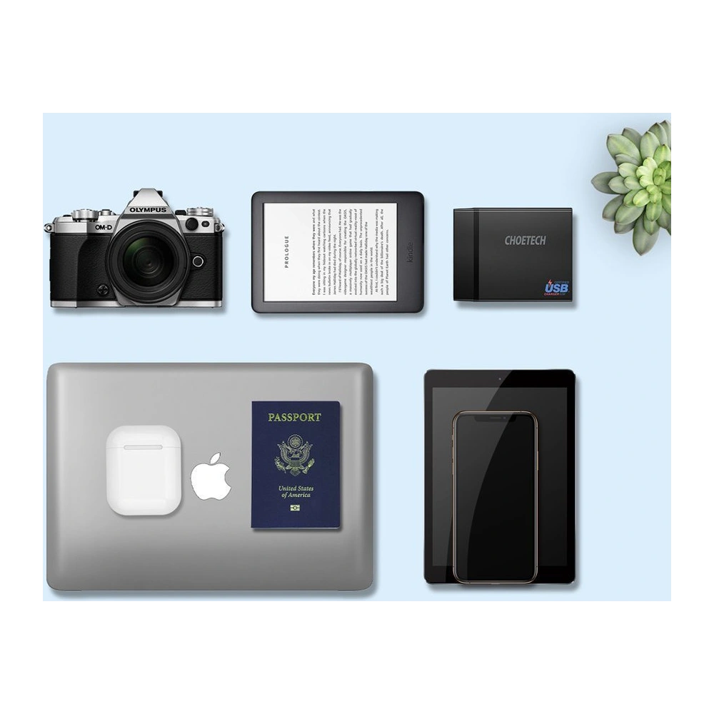 Hurtownia GSM - Netzteil Choetech PD72-1C3U 3x USB-A/USB-C 60W Power Delivery schwarz - CHT77 - {ean13} - Hurt