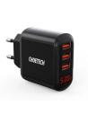 Nabíječka Choetech Q5009-EU 3x USB-A 3,4A černá