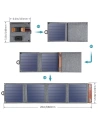 Hurtownia GSM - Solární nabíječka Choetech SC004 USB-A 14W skládací šedá - CHT80 - {ean13} - Hurt