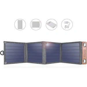 Hurtownia GSM - Solar-Ladegerät Choetech SC004 USB-A 14W faltbar grau - CHT80 - {ean13} - Hurt