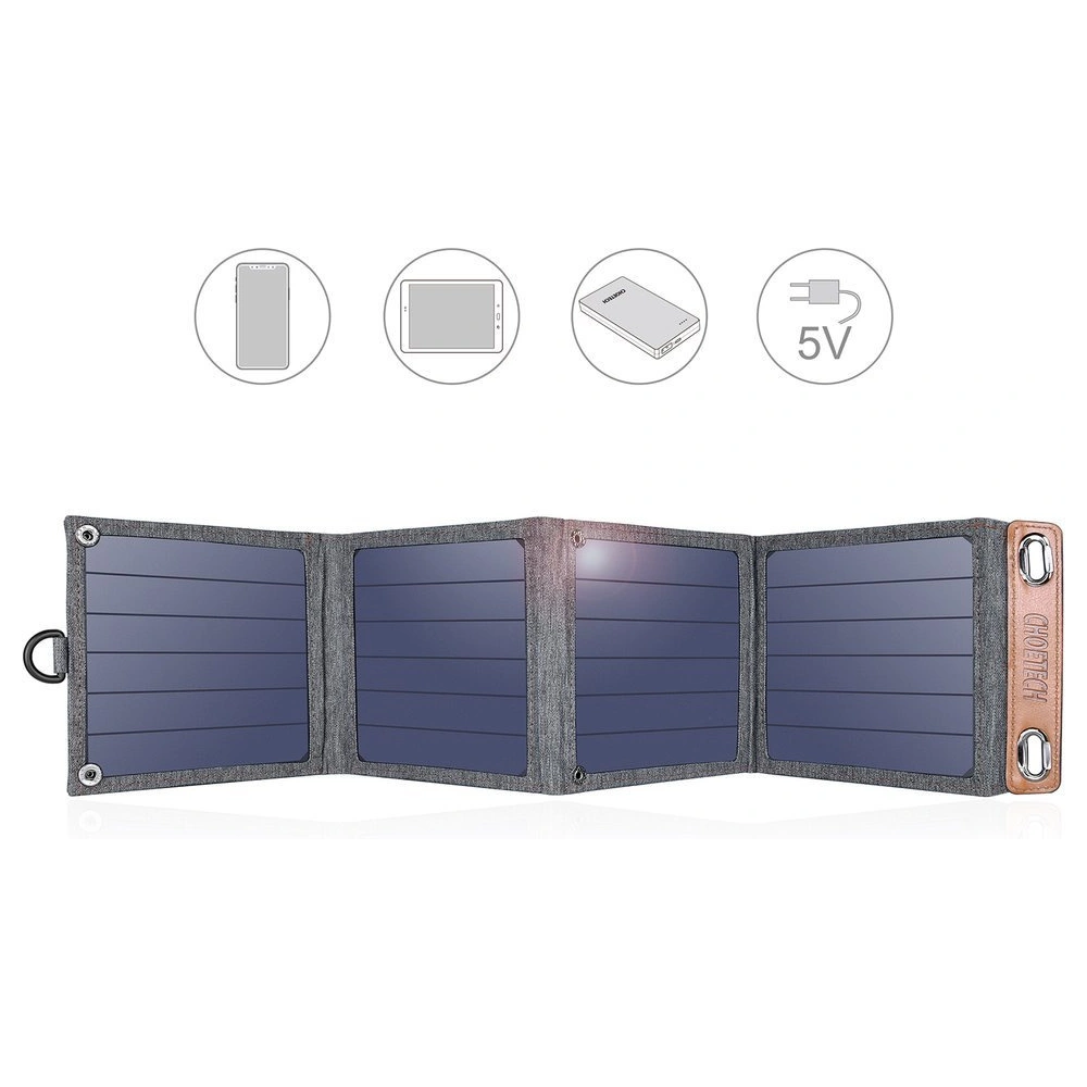 Hurtownia GSM - Solární nabíječka Choetech SC004 USB-A 14W skládací šedá - CHT80 - {ean13} - Hurt