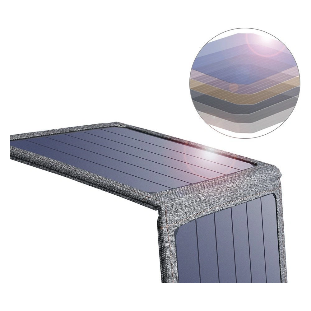 Hurtownia GSM - Solární nabíječka Choetech SC004 USB-A 14W skládací šedá - CHT80 - {ean13} - Hurt