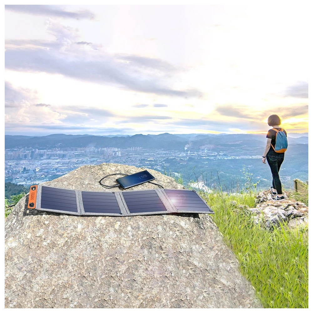 Hurtownia GSM - Încărcător solar Choetech SC004 USB-A 14W pliabil gri - CHT80 - {ean13} - Hurt